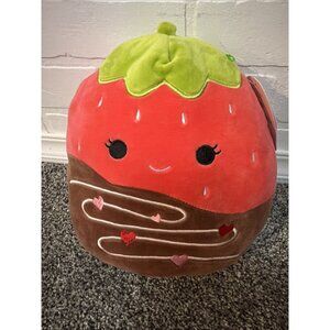 2022 Squishmallows 8" Scarlet Strawberry Chocolate Plush Kellytoy NWT